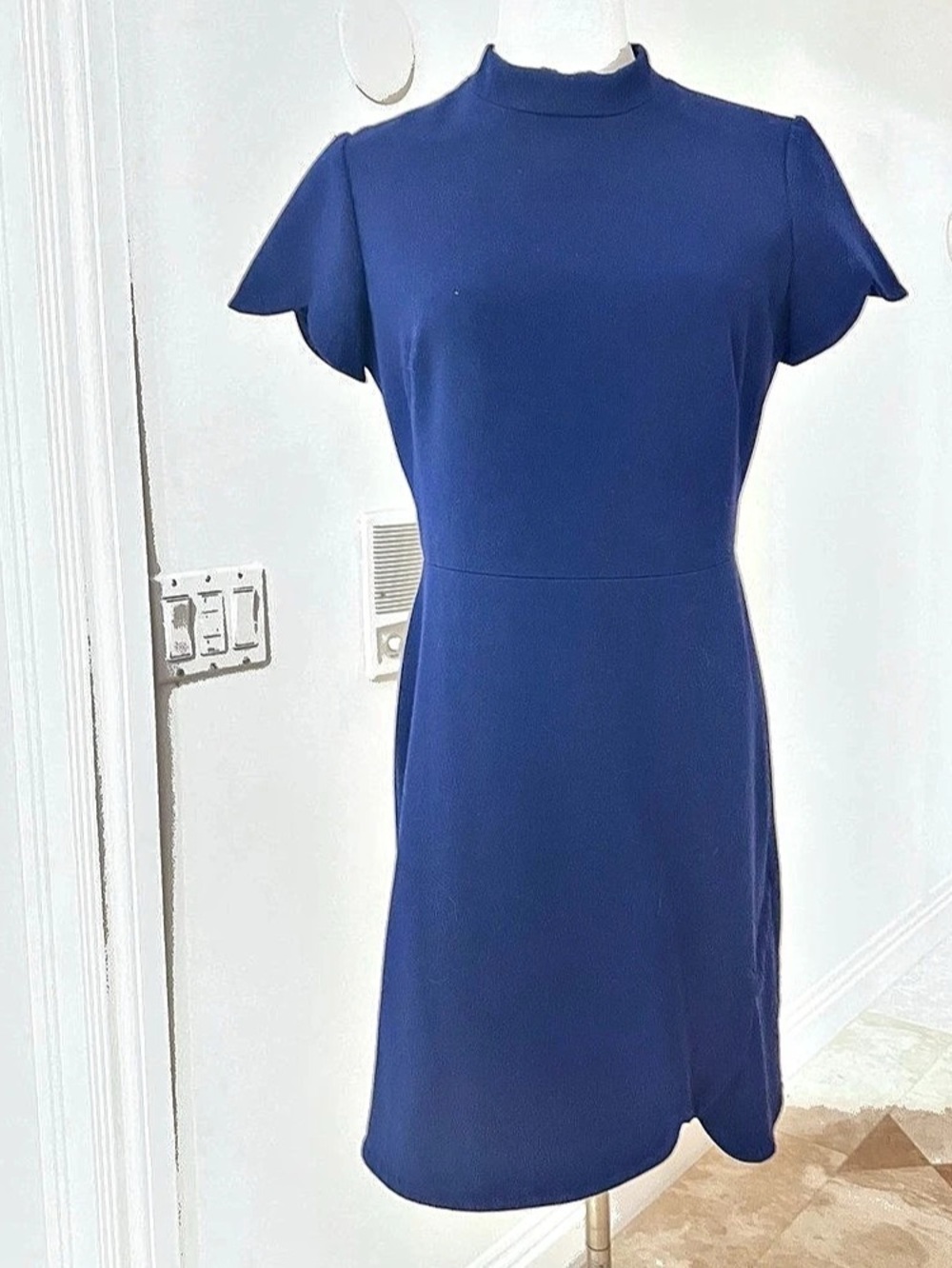Shoshanna Blue Mini Dress Size 6 Like New